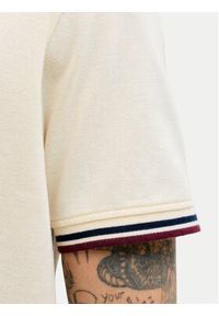 Jack & Jones Polo Paulos 12136668 Kremowy Regular Fit. Typ kołnierza: polo. Kolor: kremowy. Materiał: bawełna #3