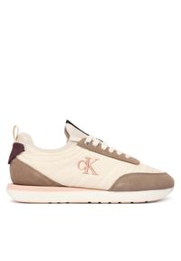 Sneakersy Calvin Klein. Kolor: kremowy #1