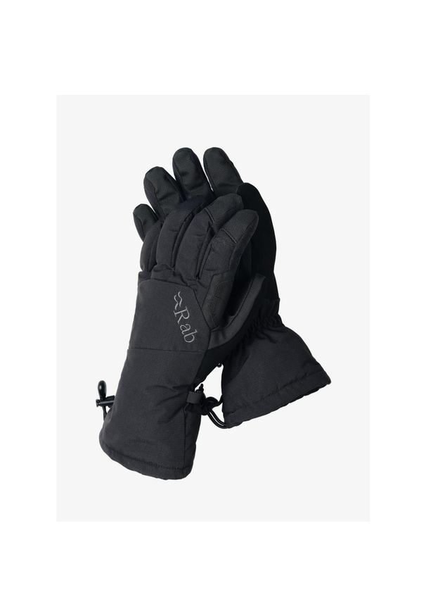 Rękawice 5-palczaste damskie Rab Storm Glove. Kolor: czarny