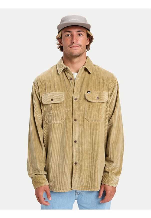 Quiksilver Koszula Venture Cord EQYWT04646 Kolorowy Comfort Fit. Materiał: bawełna. Wzór: kolorowy