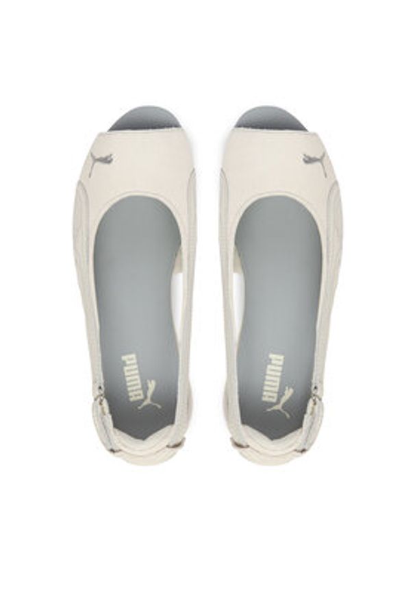 Puma Baleriny Speedcat Sandal 404839 06 Biały. Kolor: biały. Materiał: skóra, zamsz