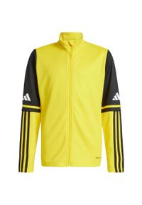 Adidas - Bluza dla dzieci adidas Squadra 25 Training. Kolor: żółty, biały, wielokolorowy. Sport: fitness