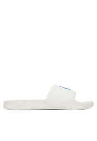 TOMMY HILFIGER - Tommy Hilfiger Klapki Th Script Pool Slide FW0FW09286 Biały. Kolor: biały. Materiał: materiał #1