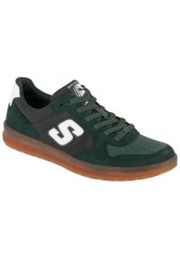 skechers - Buty sportowe Sneakersy męskie, New Wave Cup - Calven. Kolor: zielony. Sport: turystyka piesza