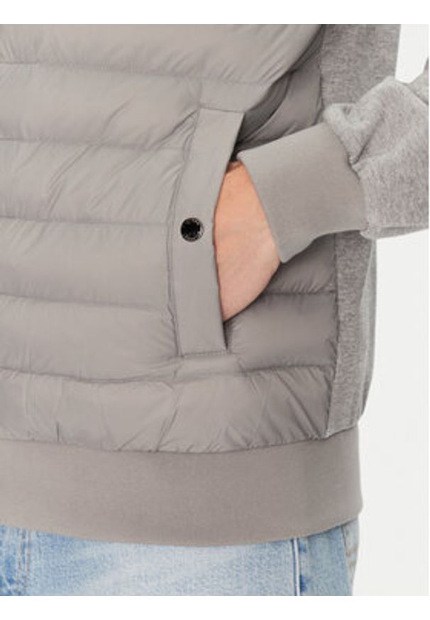 TOMMY HILFIGER - Tommy Hilfiger Kurtka przejściowa MW0MW37461 Szary Regular Fit. Kolor: szary. Materiał: syntetyk