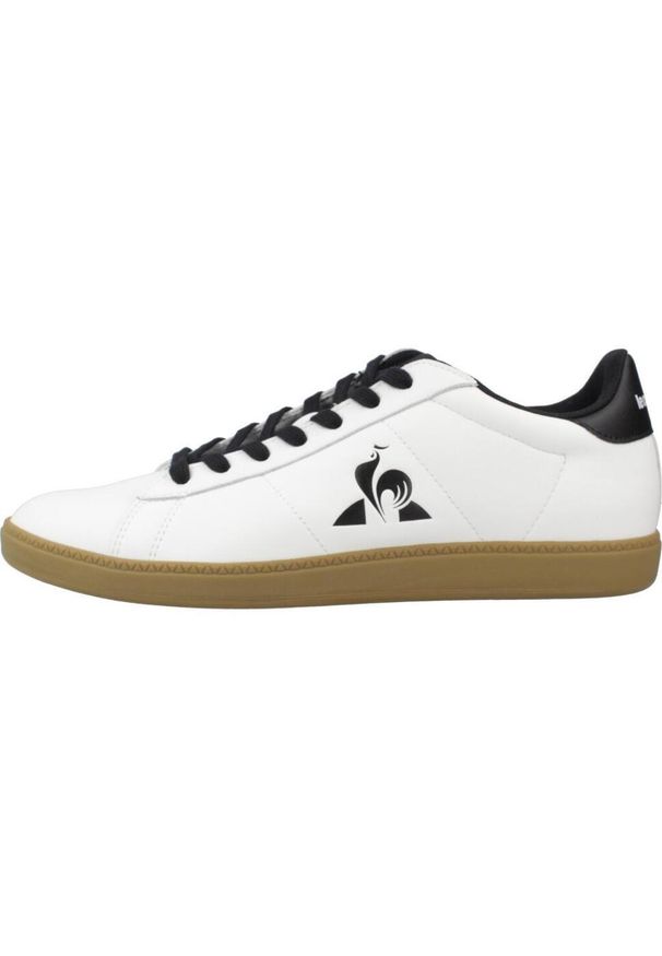 Le Coq Sportif - Kapcie LE COQ SPORTIF 2520555L Biały. Kolor: biały. Materiał: syntetyk, tkanina, skóra. Sport: turystyka piesza