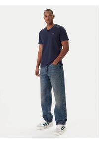 Levi's® T-Shirt Original Housemark Tee 85641-0002 Granatowy Standard Fit. Kolor: niebieski. Materiał: bawełna #4