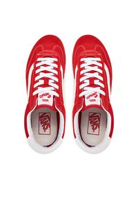 Vans Sneakersy Super Lowpro VN000D83IZQ1 Czerwony. Kolor: czerwony. Materiał: zamsz, skóra
