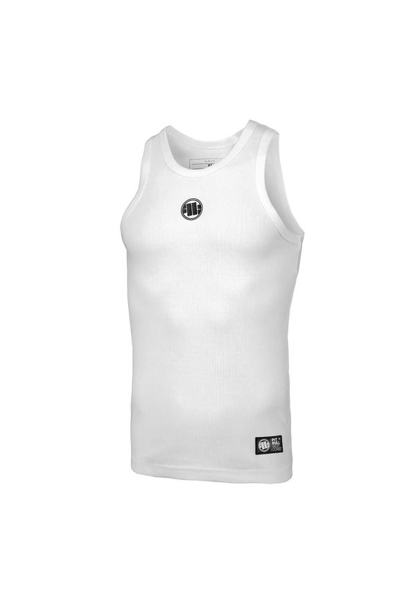 PITBULL - Tank top męski Pitbull West Coast Tank Top Small Logo. Kolor: biały