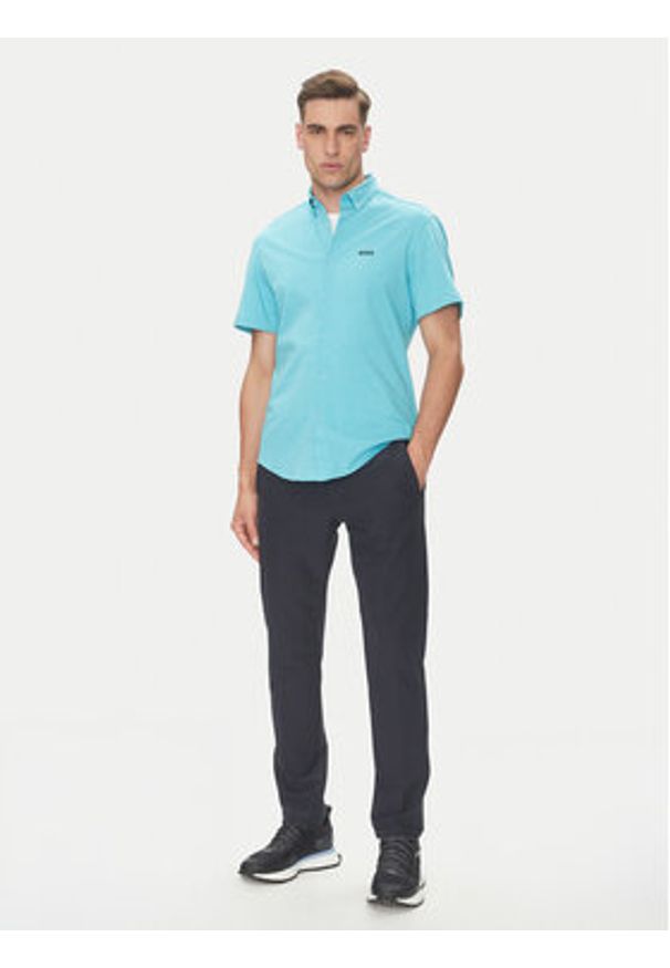 BOSS Koszula B_MOTION_S 50533149 Błękitny Regular Fit. Kolor: niebieski. Materiał: bawełna