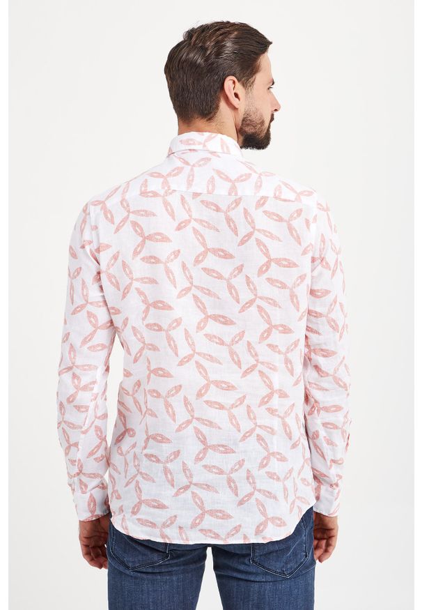 KOSZULA PEPPE JOOP!. Okazja: na co dzień. Materiał: len. Styl: elegancki, casual
