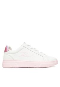 Sneakersy Karl Lagerfeld Kids. Kolor: biały