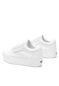 Vans Tenisówki Old Skool Stacked VN0A7Q5MW001 Biały. Kolor: biały. Materiał: materiał #7