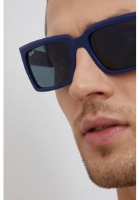 Ray-Ban Okulary przeciwsłoneczne 0RB2191. Kształt: prostokątne. Kolor: niebieski #8