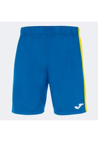 Spodenki do piłki nożnej dla chłopców Joma Maxi. Kolor: żółty, niebieski, wielokolorowy. Materiał: poliester. Sport: piłka nożna #1