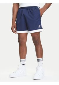 Adidas - adidas Szorty sportowe Mock Eyelet JY1310 Granatowy Regular Fit. Kolor: niebieski. Materiał: syntetyk. Styl: sportowy