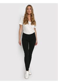 Cream Spodnie materiałowe Lani 10608021 Czarny Shaped Fit. Kolor: czarny. Materiał: materiał, wiskoza #4