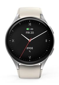 hama - Smartwatch Hama Smartwatch 8900, GPS, AMOLED 1.3, srebrna koperta, beżowy pasek silikonowy. Rodzaj zegarka: smartwatch. Kolor: wielokolorowy, beżowy, srebrny. Styl: elegancki, sportowy #3