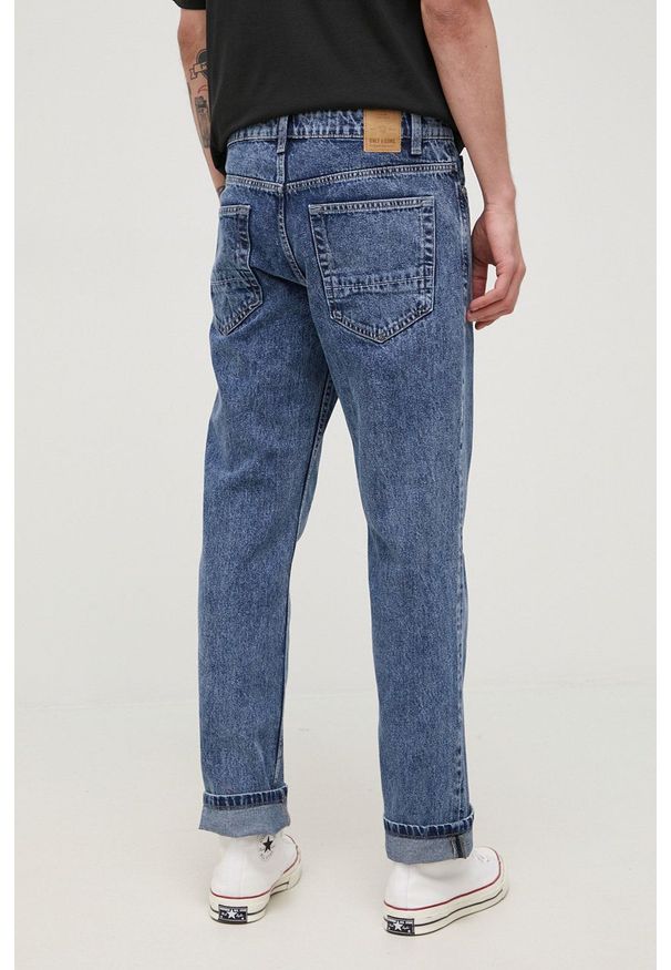 Only & Sons jeansy Edge męskie. Kolor: niebieski