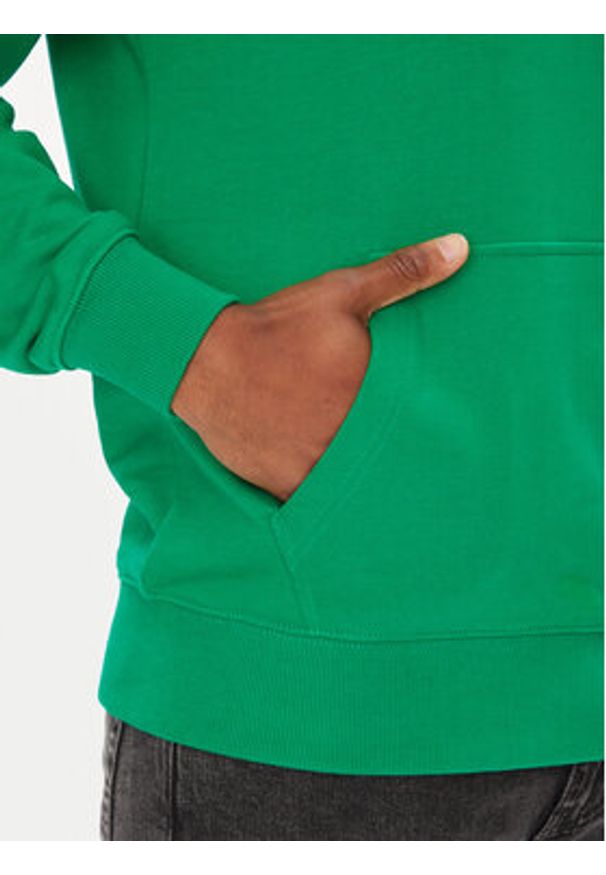 TOMMY HILFIGER - Tommy Hilfiger Bluza Essential MW0MW37235 Zielony Regular Fit. Kolor: zielony. Materiał: bawełna