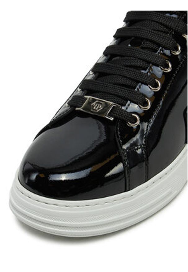 Philipp Plein - PHILIPP PLEIN Sneakersy SAES USC0667 PLE010 Czarny. Kolor: czarny. Materiał: skóra