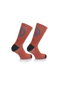 MB WEAR - Skarpetki Mb Wear Smile Emotions H20. Kolor: wielokolorowy, niebieski, czerwony. Sport: kolarstwo #2