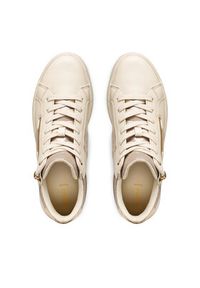 Geox Sneakersy D Blomiee D366HD 05422 C5V5A Beżowy. Kolor: beżowy. Materiał: skóra #4