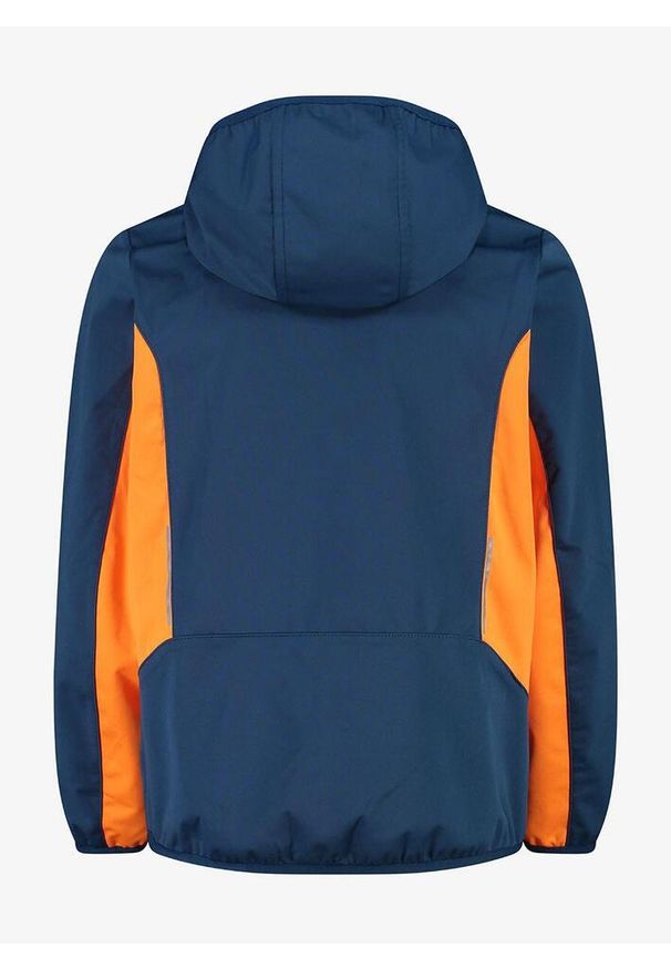 Kurtka chłopięca CMP Pristina. Kolor: niebieski. Materiał: softshell. Sport: turystyka piesza