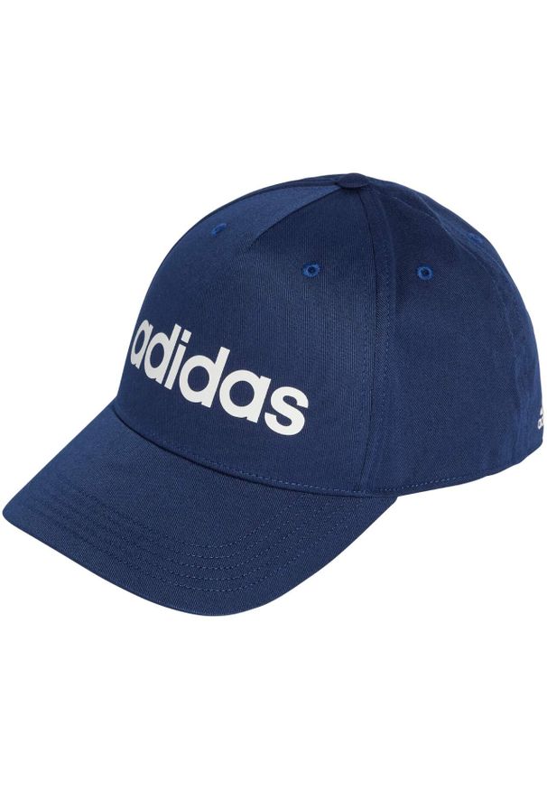 Adidas - Czapka z daszkiem adidas Daily Cap. Kolor: niebieski. Materiał: materiał. Styl: klasyczny