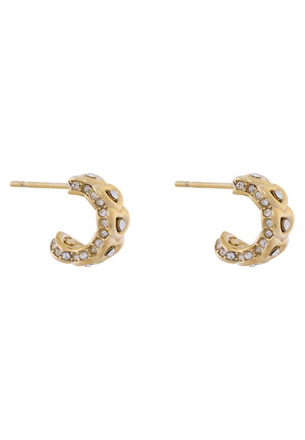 Guess Kolczyki JUBE05 472JW Złoty. Materiał: metalowe. Kolor: złoty