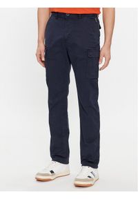 Napapijri Spodnie materiałowe Yasuni NP0A4H1G Granatowy Regular Fit. Kolor: niebieski. Materiał: bawełna #1