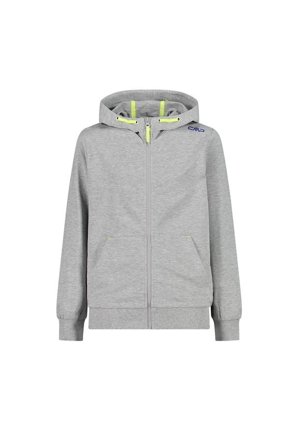 Kurtka z kapturem dla dziecka CMP. Typ kołnierza: kaptur. Kolor: szary. Materiał: softshell. Styl: sportowy