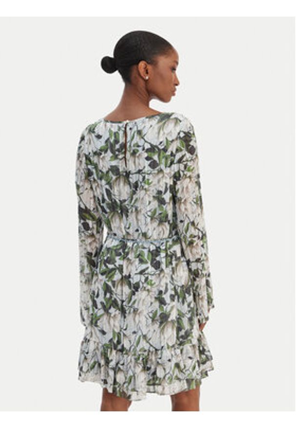 Guess Sukienka codzienna W6RK37 WJ712 Zielony Regular Fit. Okazja: na co dzień. Kolor: zielony. Materiał: syntetyk. Typ sukienki: proste. Styl: casual