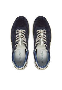 Premiata Sneakersy Nous Var 7222 Granatowy. Kolor: niebieski. Materiał: materiał