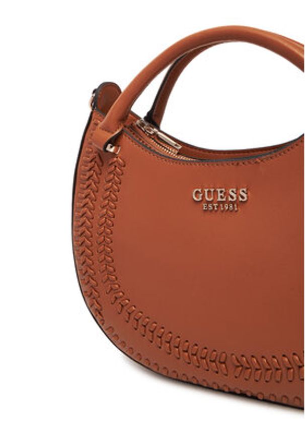Guess Torebka Tatum HWNG96 67060 Brązowy. Kolor: brązowy. Materiał: skórzane