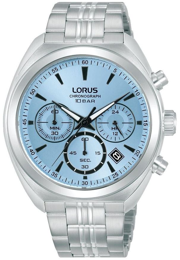 Zegarek męski Lorus RT385KX9 srebrny. Kolor: srebrny