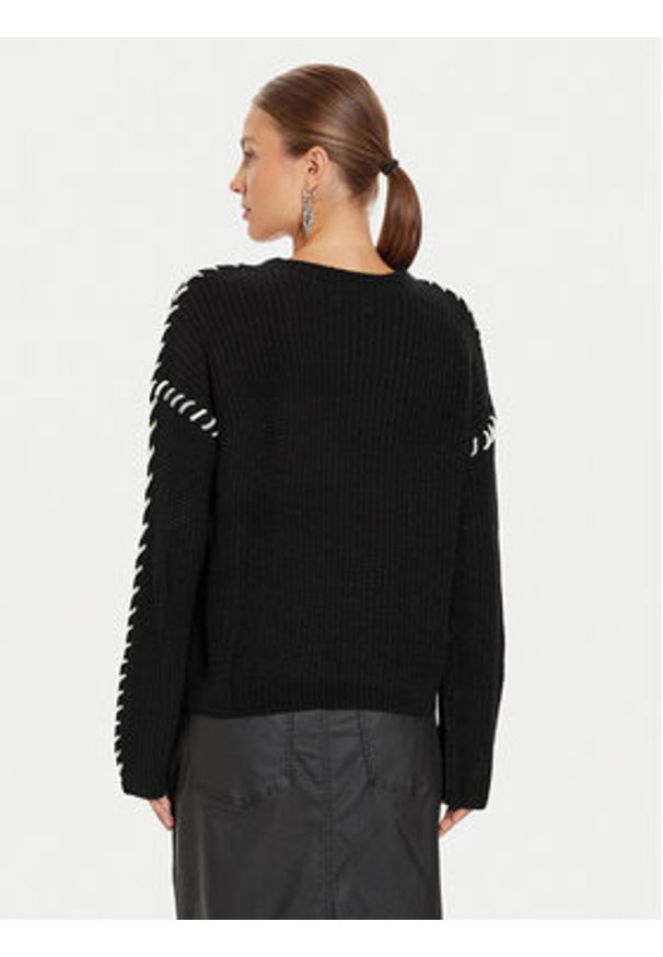 JDY Sweter Rosella 15329787 Czarny Regular Fit. Kolor: czarny. Materiał: syntetyk