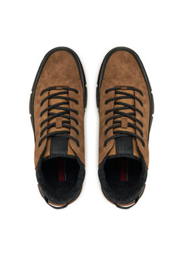 Bugatti Sneakersy 341-AC238-5000 Brązowy. Kolor: brązowy. Materiał: skóra