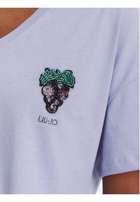 Liu Jo T-Shirt WA5366 JS904 Fioletowy Regular Fit. Kolor: fioletowy. Materiał: bawełna #3