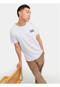 Jack & Jones T-Shirt Corp 12151955 Biały Regular Fit. Kolor: biały. Materiał: bawełna #3