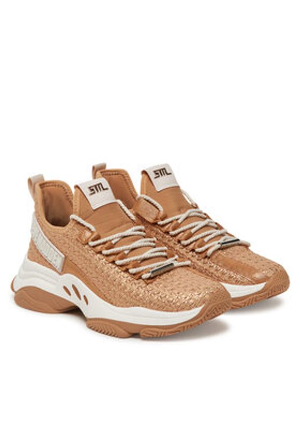 Steve Madden Sneakersy Mileage SM11003785 Brązowy. Kolor: brązowy. Materiał: materiał