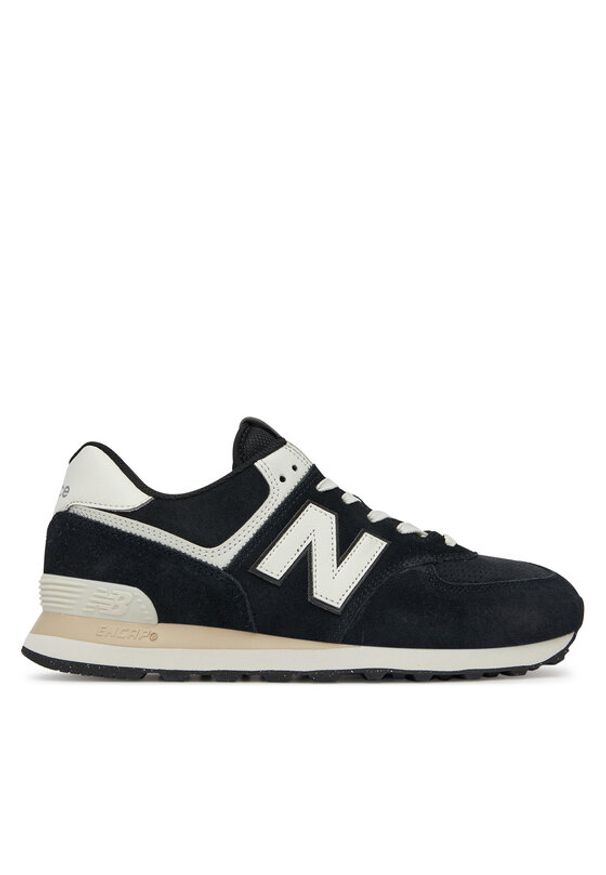 New Balance Sneakersy U574YCE Czarny. Kolor: czarny. Materiał: zamsz, skóra. Model: New Balance 574