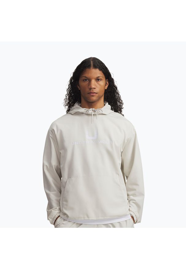Bluza Under Armour Unstoppable Woven Hoodie. Kolor: biały. Sport: fitness