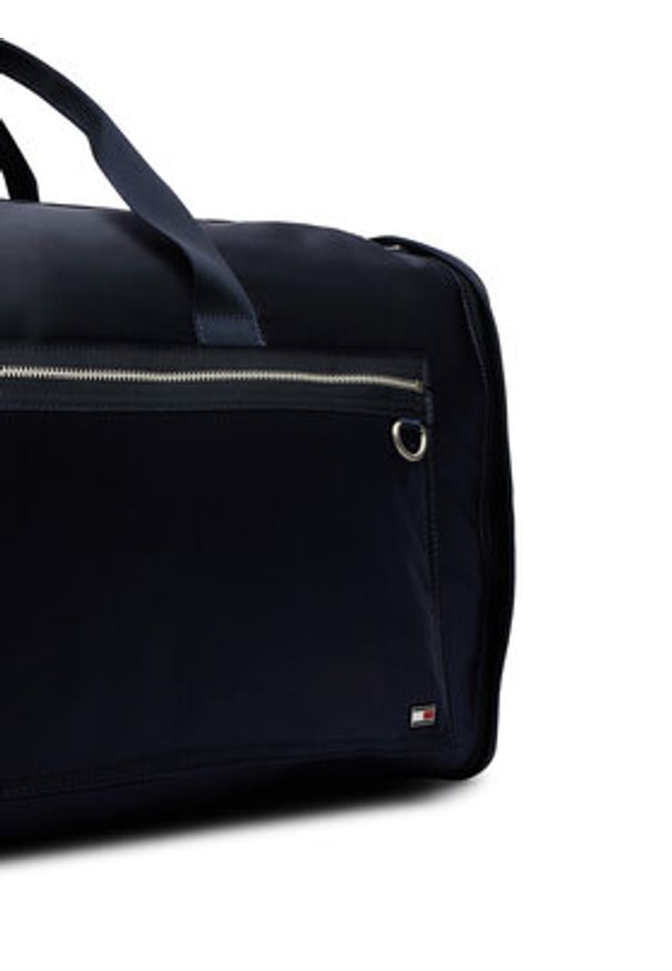 TOMMY HILFIGER - Tommy Hilfiger Torba podróżna Th Garment AM0AM14109 Granatowy. Kolor: niebieski. Materiał: materiał