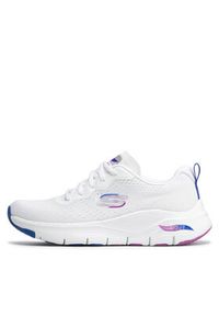 skechers - Skechers Sneakersy Infinity Cool 149722/WMLT Biały. Kolor: biały. Materiał: materiał
