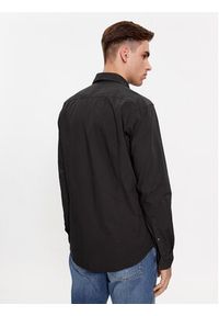 Hugo Koszula Ermo 50500216 Czarny Slim Fit. Kolor: czarny. Materiał: bawełna