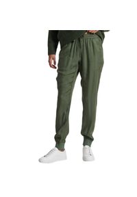 Spodnie turystyczne damskie Superdry Studios Supro Woven Jogger. Kolor: zielony. Materiał: wiskoza