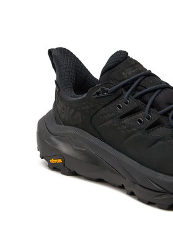 HOKA - Hoka Trekkingi Kaha 2 Low 1123191 Czarny. Kolor: czarny. Materiał: skóra, nubuk