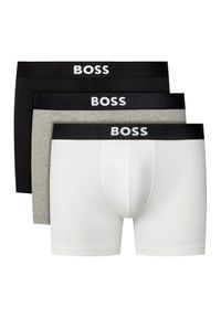 BOSS Komplet 3 par bokserek Boxerbr 3P Boss One 50544272 Kolorowy. Materiał: bawełna. Wzór: kolorowy