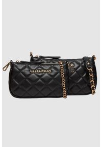Valentino by Mario Valentino - VALENTINO Podwójna czarna torebka Ocarina Crossbody. Kolor: czarny #1